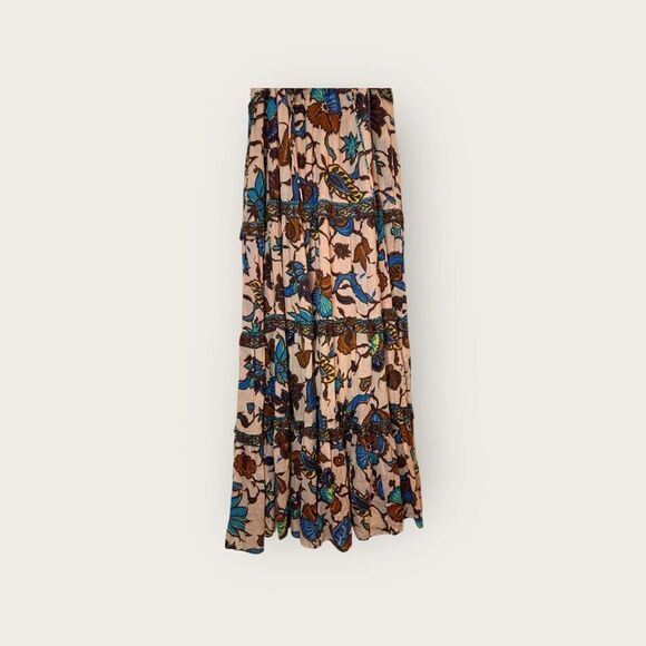 Anthropologie Love The Label Boho Printed Maxi Dress Size Medium NWT - Picture 7 of 12